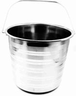 12 L Steel Bucket (Stainless Steel)